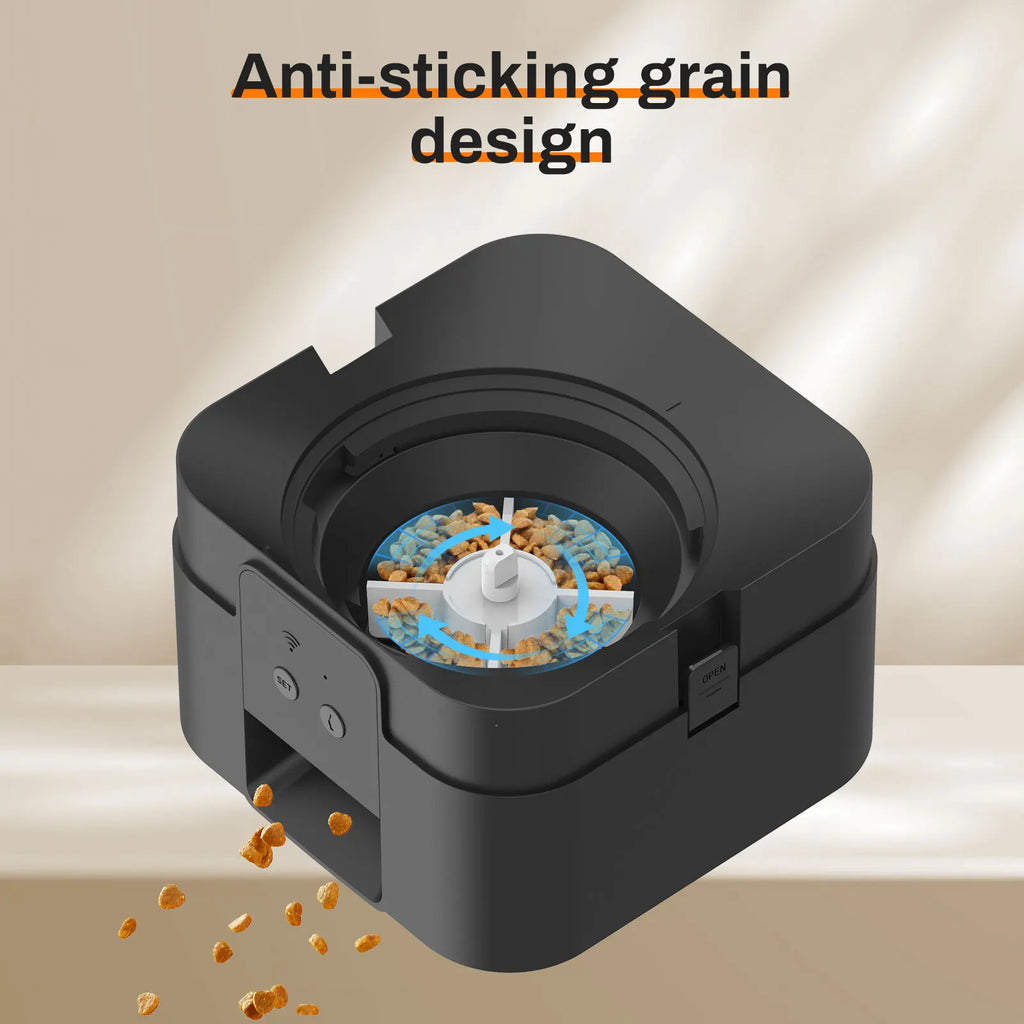 Automatic Cat Feeder with Timed Portions – 2L Smart Pet Food Dispenser with LCD Display