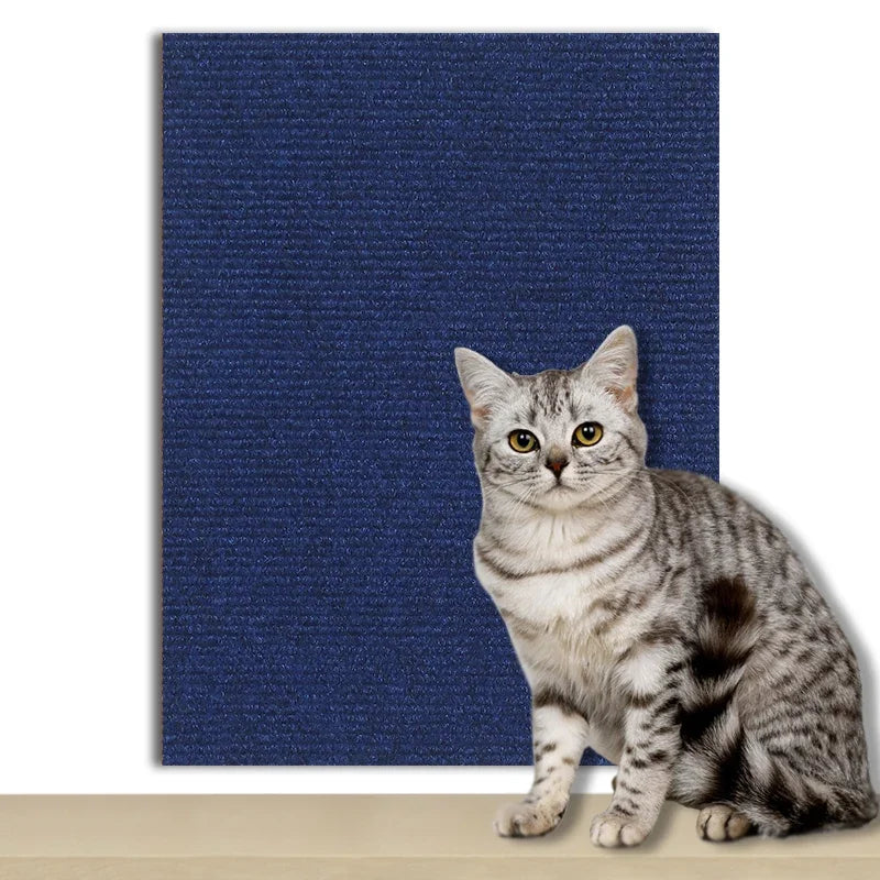 Self-Adhesive Cat Scratch Protection Mat - Wall & Furniture Guard for Sofas and Chairs