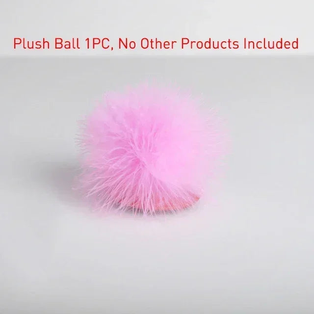 Magnetic Levitation Cat Toy - Rechargeable Interactive Feather Spinner with Plush Balls