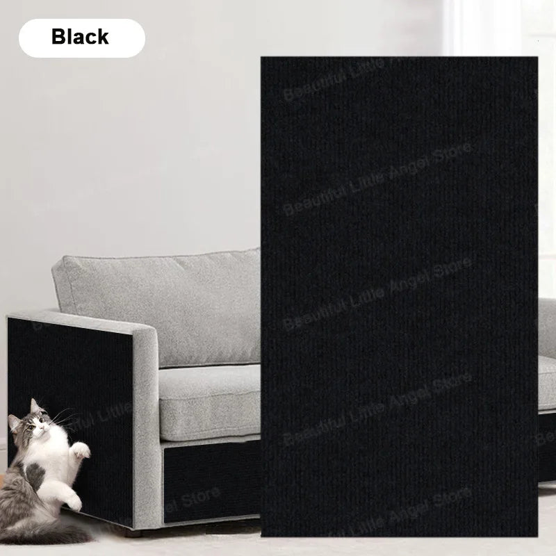 Self-Adhesive Cat Scratch Protection Mat - Furniture Guard for Sofas & Carpets | Trimmable Roll