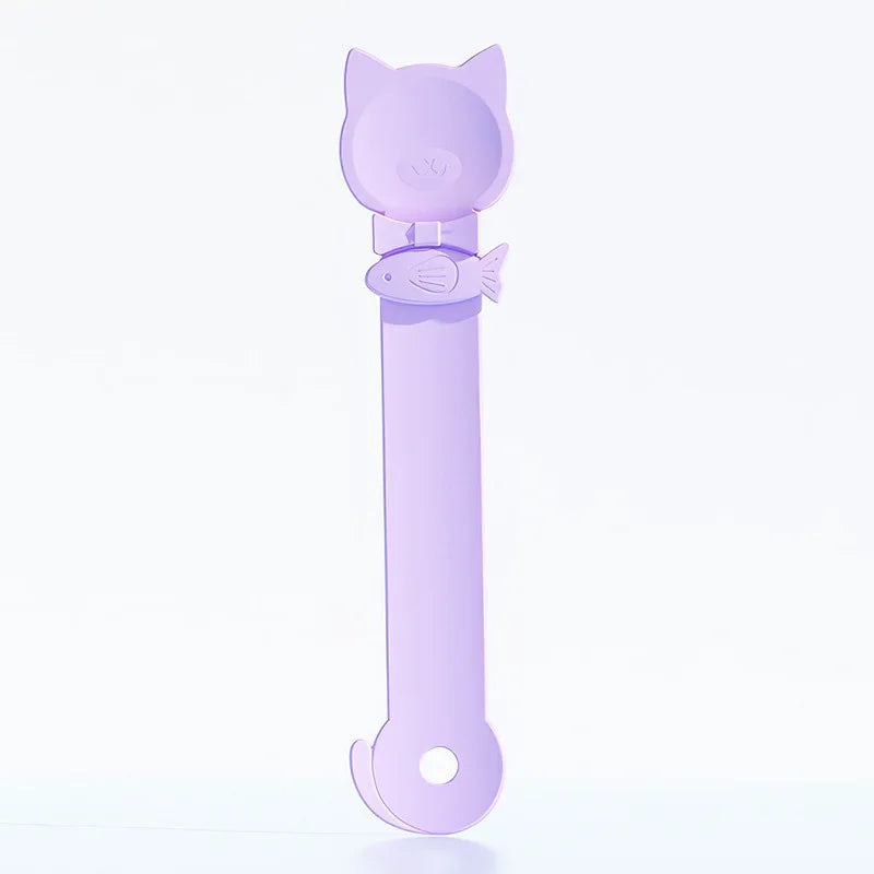 Cat Food Feeding Spoon with Long Handle | Lickable Treat Dispenser for Wet Food & Pastes (1-3 Pack)