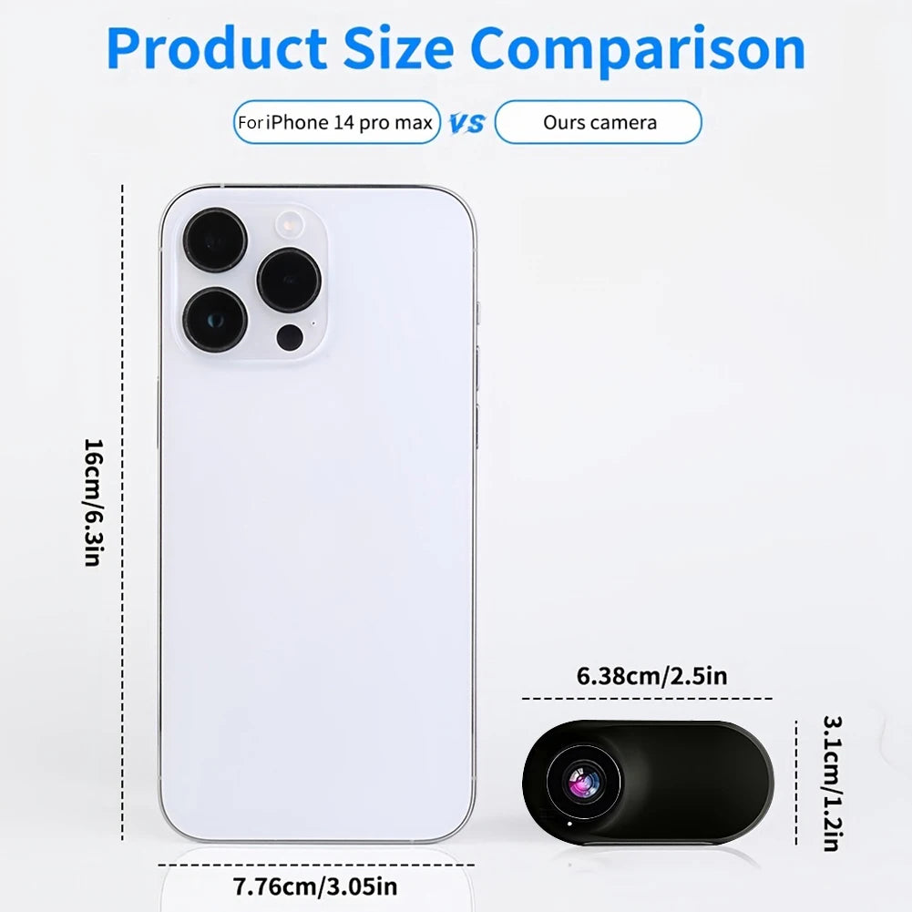 Pet Collar Camera - HD 1080P Wireless Action Camera with Silicone Collar & LCD Screen
