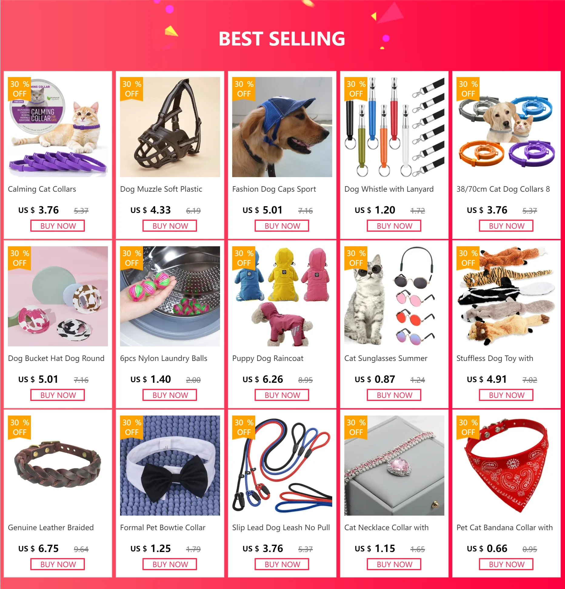Cat Sunglasses with UV Protection - Cute Pet Photo Props for Cats & Small Dogs