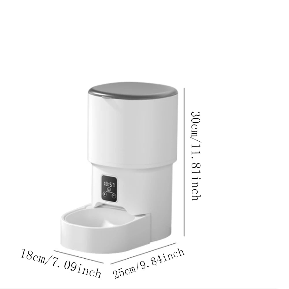 ZYFeeder 4L WiFi Smart Automatic Cat Feeder with App Control