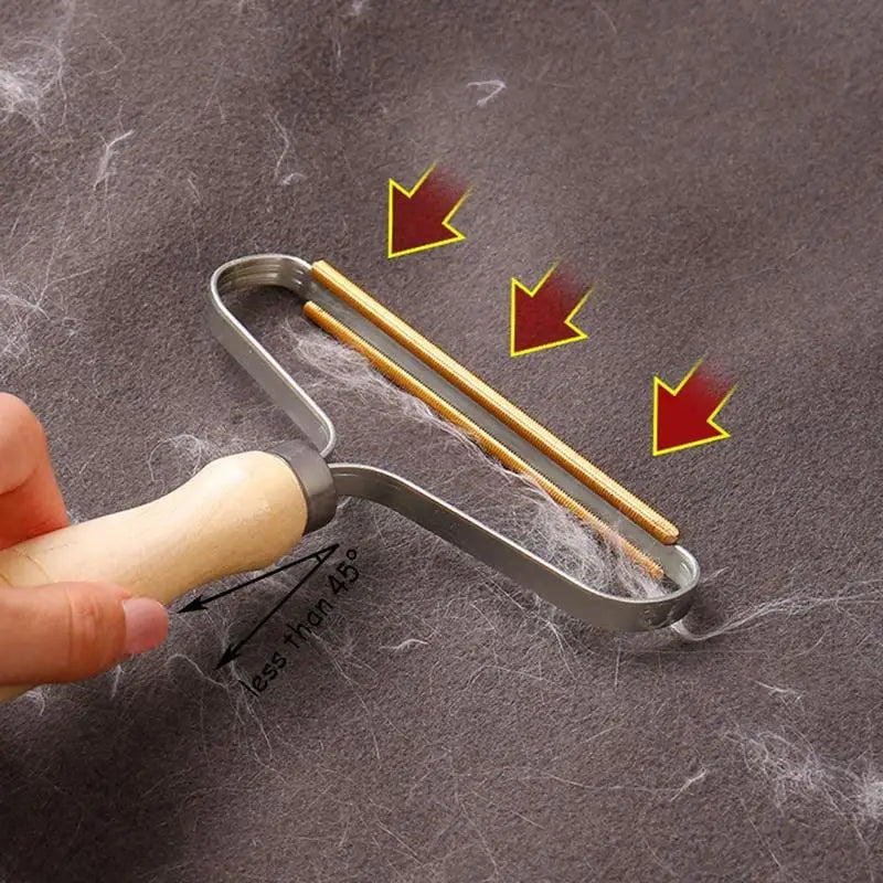 Professional Pet Hair & Lint Remover Set - Manual Fabric Shaver for Cat Hair, Clothing & Upholstery (1 or 2 Pack)