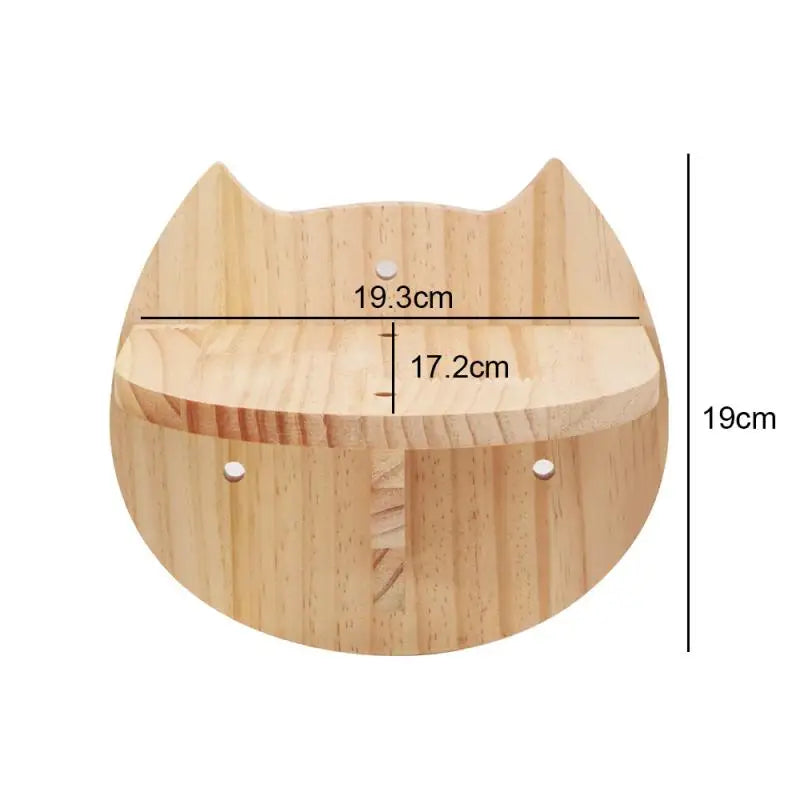 Premium Wooden Cat Wall Furniture Set - Multi-Level Climbing Shelves, Hammocks & Scratching Posts for Indoor Cats
