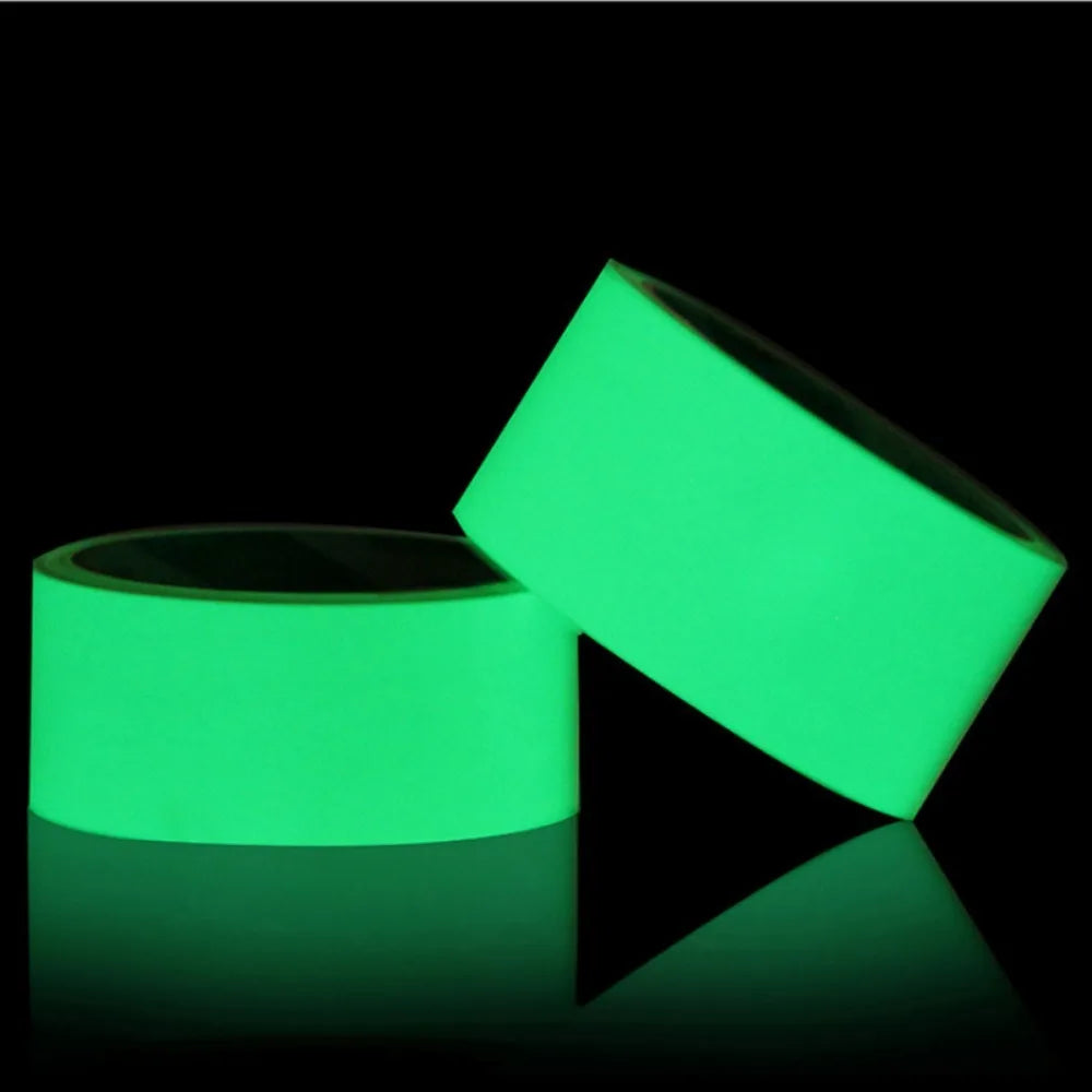 Glow-in-the-Dark Safety Tape for Cats - Luminous Anti-Slip Stair Markers & Home Warning Strips