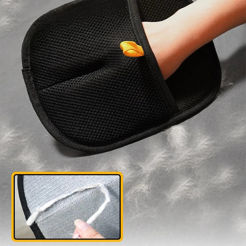 Professional Pet Grooming Gloves - Dual-Sided Hair Removal & Massage Tool for Cats