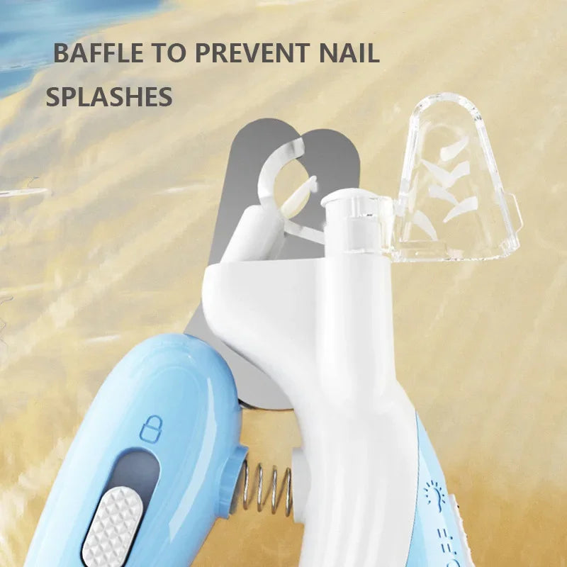 LED Pet Nail Clippers - Professional Illuminated Grooming Scissors for Cats & Small Pets