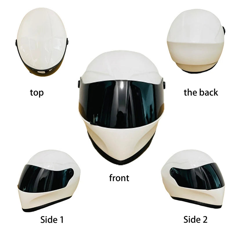 Cat Safety Helmet - Mini Motorcycle Style Pet Photo Prop & Protective Headwear