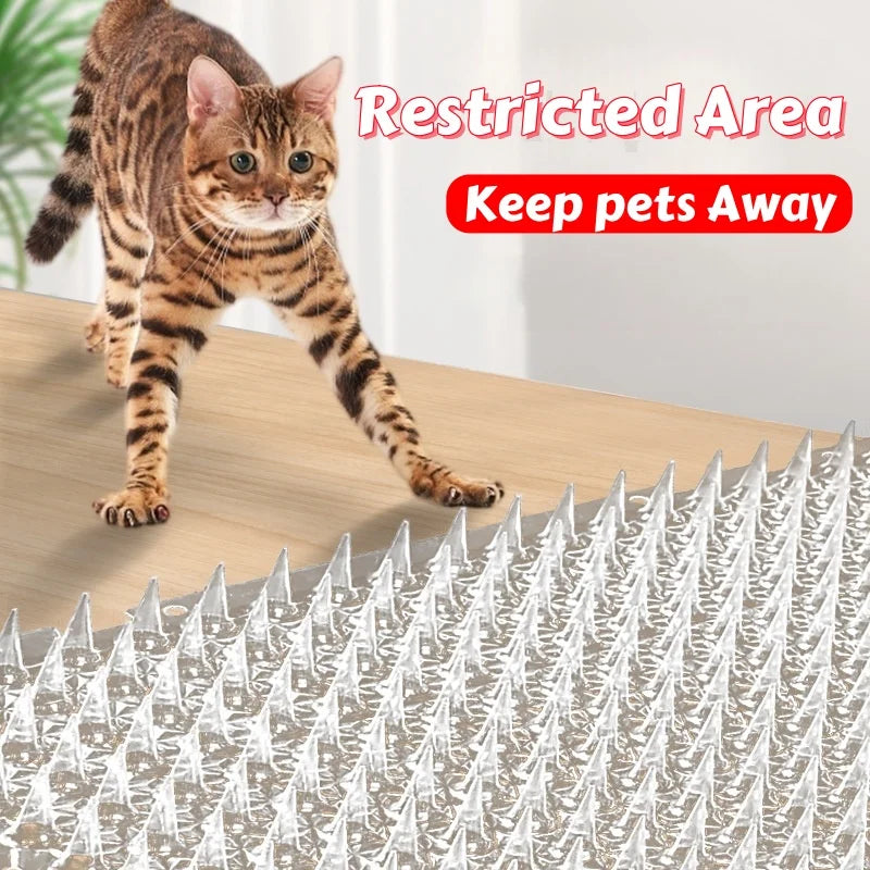 Cat Deterrent Mat with Safety Spikes – Garden & Plant Protection