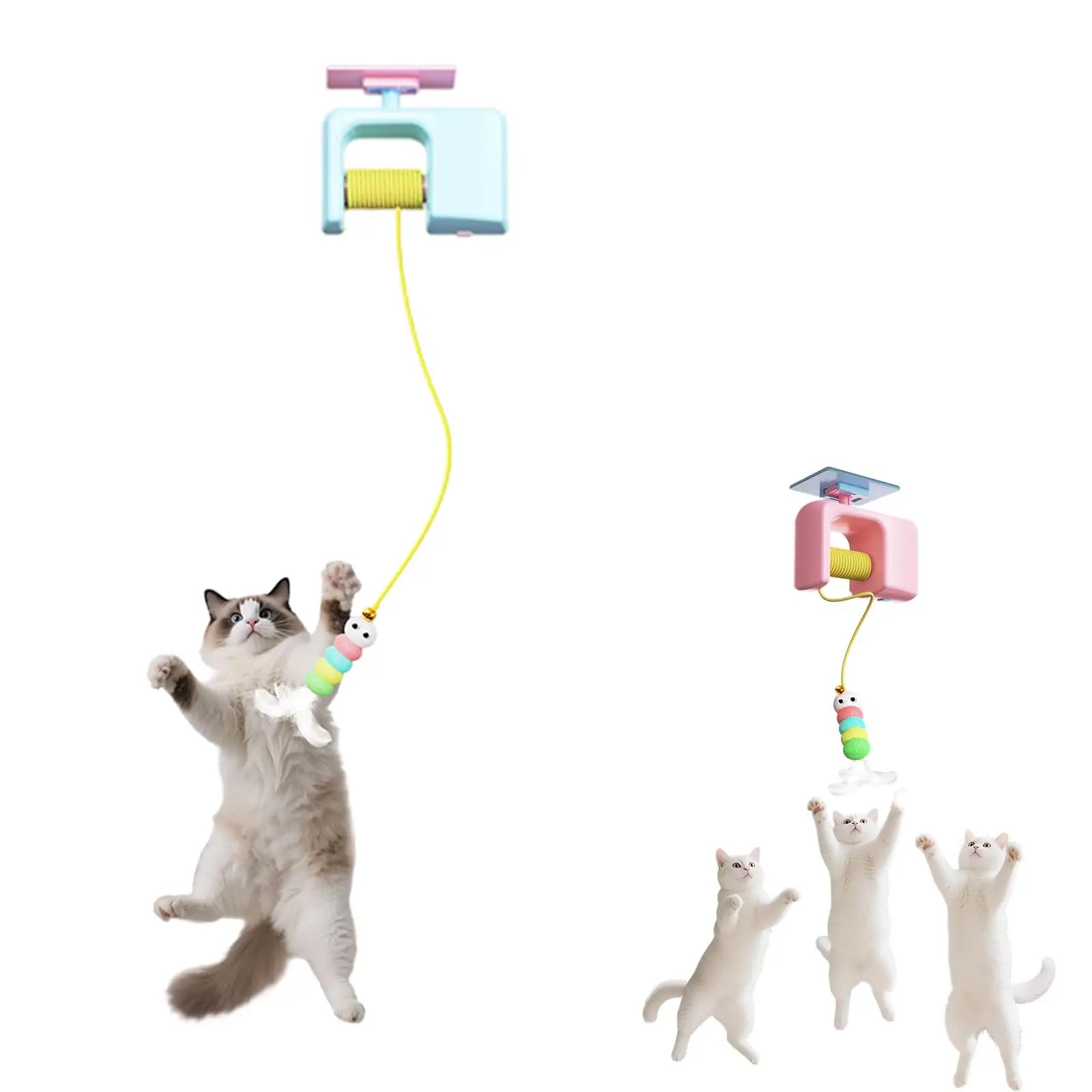Electric Interactive Cat Teaser - Hanging Door Yo-Yo Ball Toy for Self-Play Entertainment