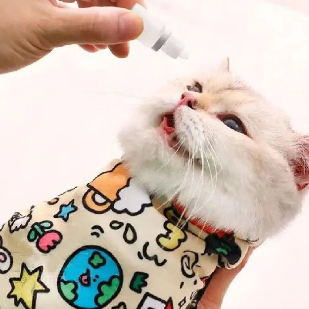 Cat Restraint Wrap - Self-Adhesive Anti-Scratch Grooming Aid for Nail Trimming, Cleaning & Vet Visits