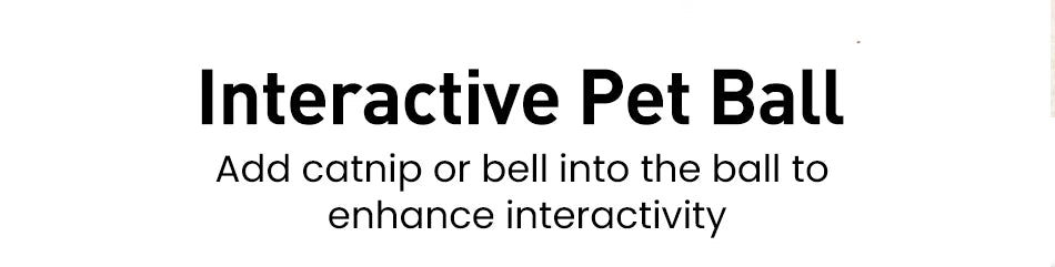 ROJECO 2-in-1 Interactive Cat Toy - Automatic Feather Wand & Rolling Ball Set with 5 Play Modes