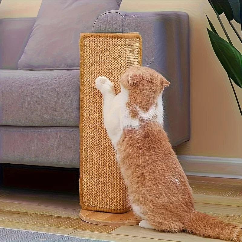 Natural Sisal Cat Scratching Board - Protects Furniture & Promotes Healthy Claws