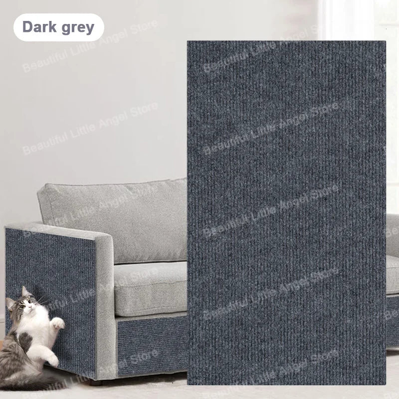 Self-Adhesive Cat Scratch Protection Mat - Furniture Guard for Sofas & Carpets | Trimmable Roll