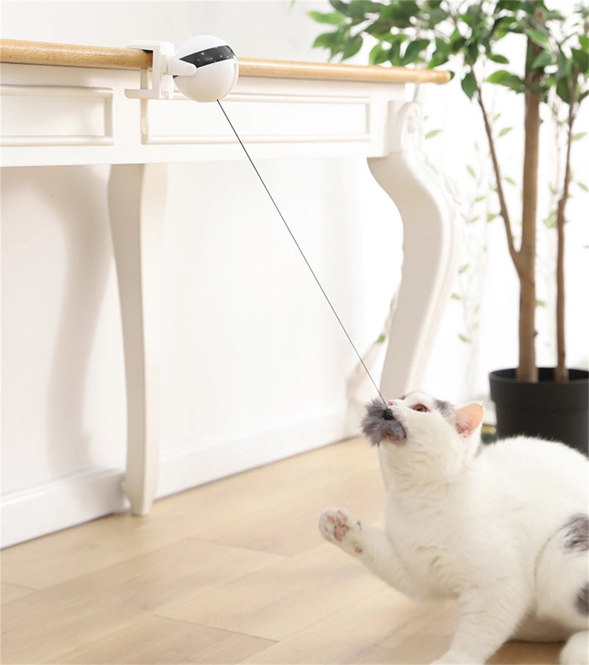 Automatic Lifting Ball Cat Toy - Interactive Electric Teaser with Rotating Motion