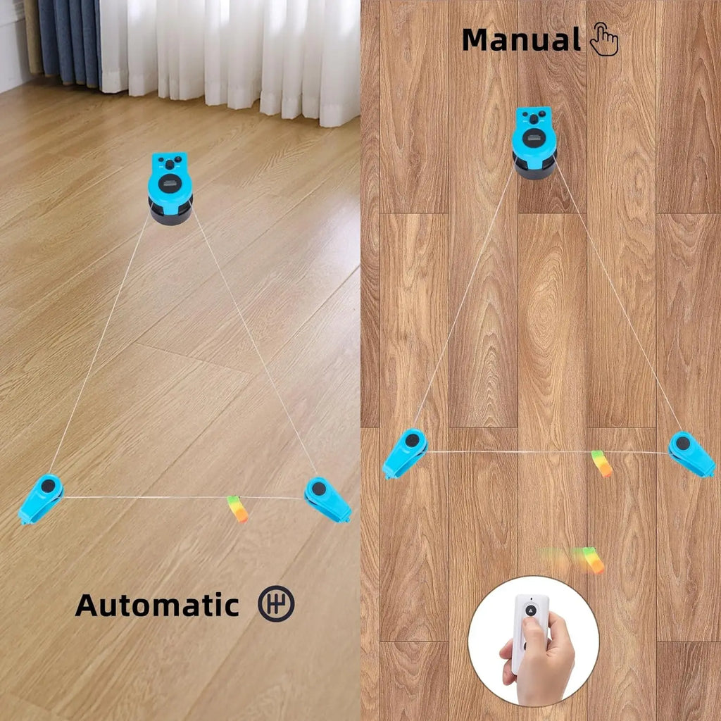 Interactive Cat Exercise Wheel - Adjustable Speed Indoor Treadmill with Remote Control and Simulated Hunting Features