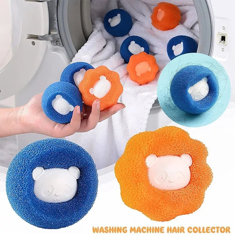 Pet Hair Remover Laundry Balls - Reusable Fur Catcher for Washing Machines (1-5 Pack)