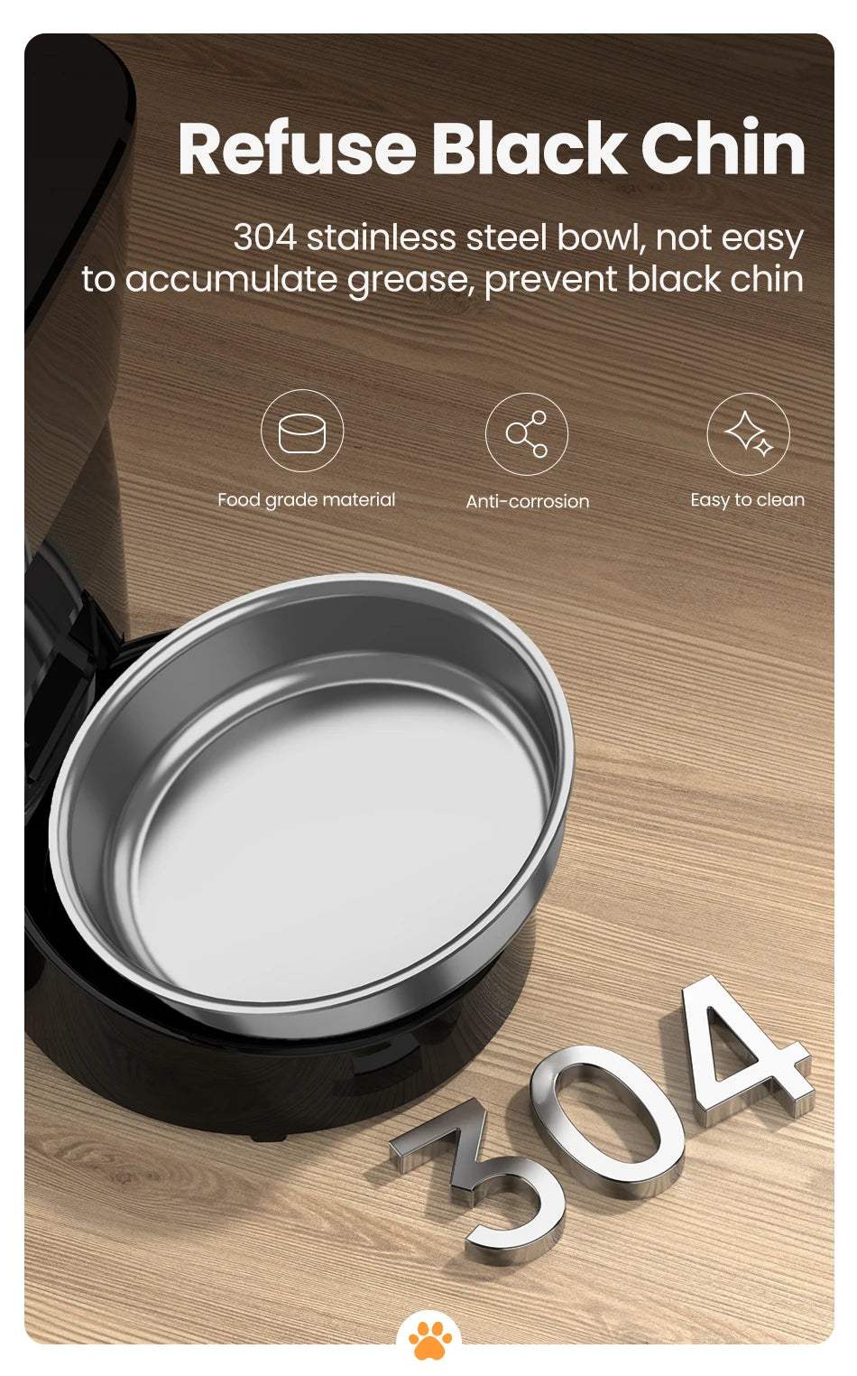 ROJECO Automatic Cat Feeder with LCD Display - Programmable Pet Food Dispenser for Cats and Dogs