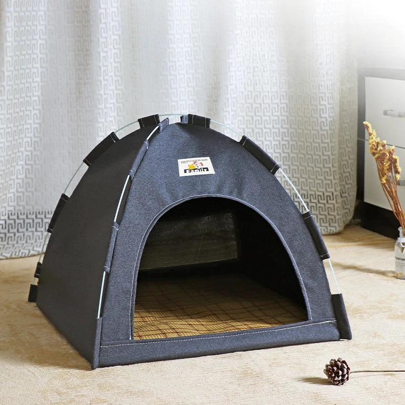 Cosy Cat Cave Tent - Foldable Indoor/Outdoor Pet House with Breathable Design