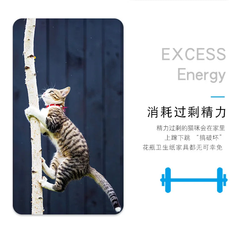 Interactive Electric Bug Cat Toy - Motion-Activated Vibrating Beetle with Obstacle Avoidance