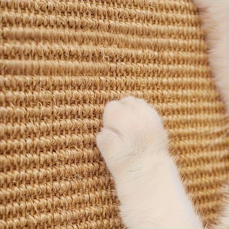 Natural Sisal Cat Scratching Board - Protects Furniture & Promotes Healthy Claws