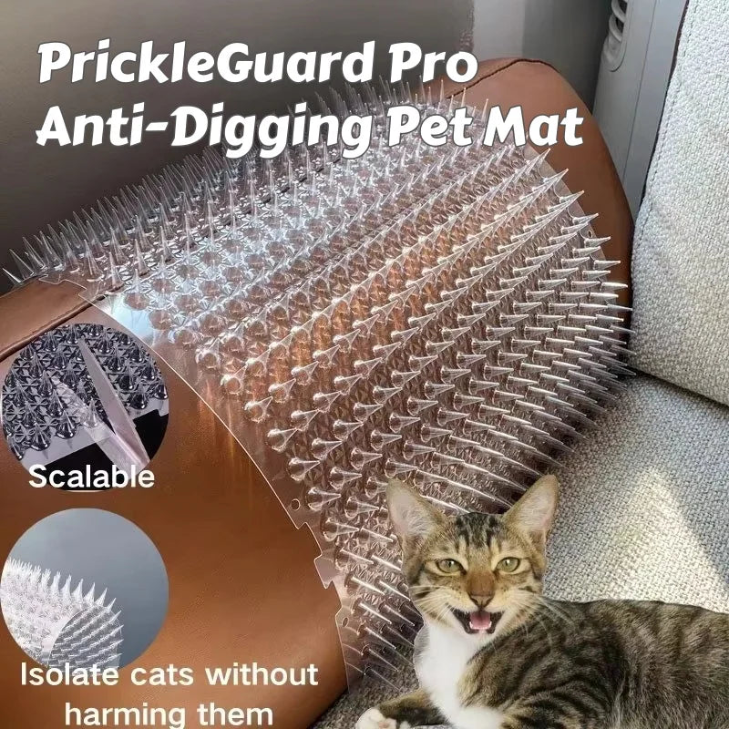 Cat Deterrent Mat with Safety Spikes – Garden & Plant Protection
