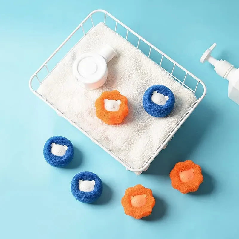 Pet Hair Remover Laundry Balls - Reusable Fur Catcher for Washing Machines (1-5 Pack)