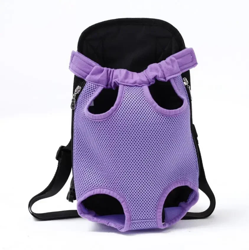 Cat Carrier Backpack - Breathable Front & Back Pet Rucksack for Outdoor Travel and Adventures