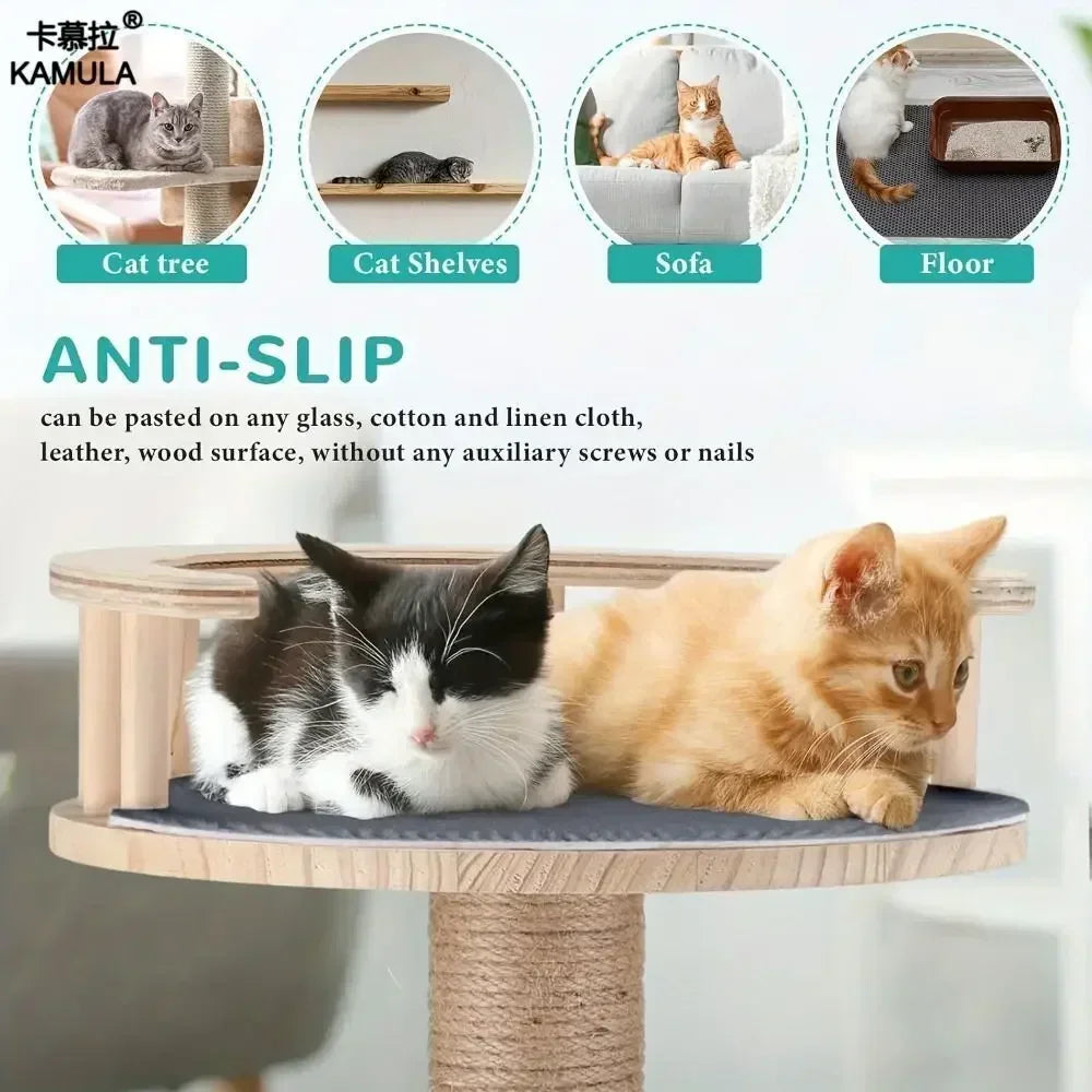 Self-Adhesive Cat Scratching Mat - Trimmable Furniture Protector for Sofas, Walls & Corners
