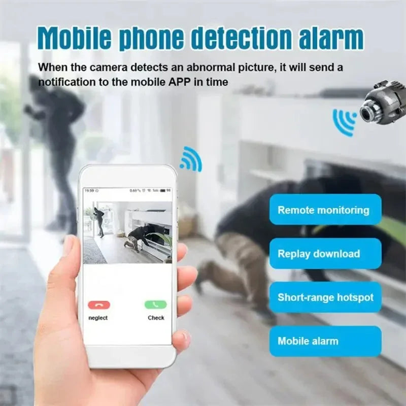 WiFi Smart Security Camera - 4K HD Home Monitoring with Night Vision & Motion Detection
