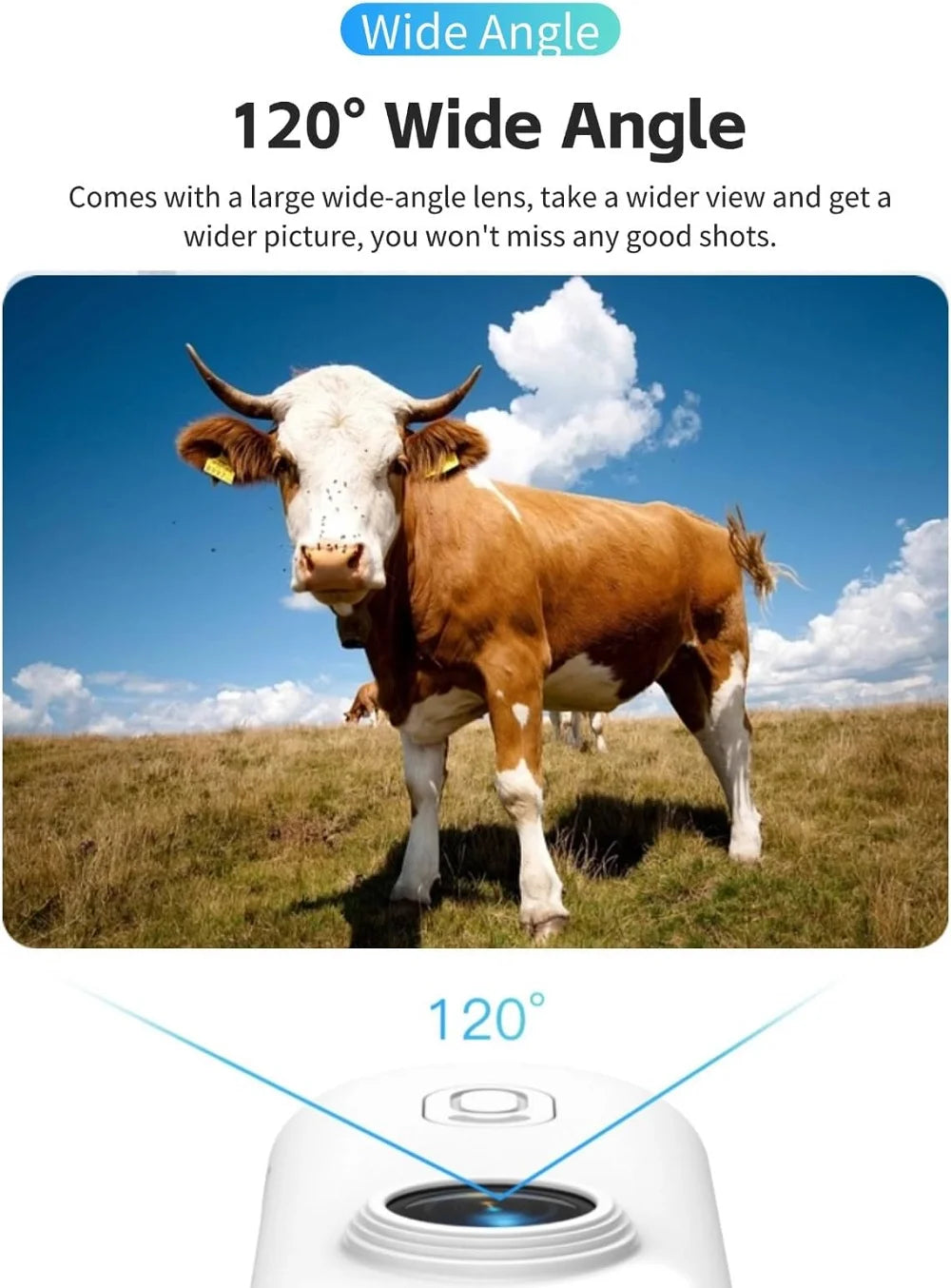 WiFi Pet Collar Camera - 4K Ultra HD Action Camera with Magnetic Mount & App Control