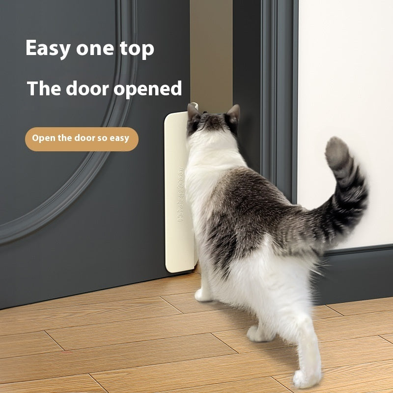 Auto-Close Cat Door Latch System - No Installation Required | Elastic Door Barrier