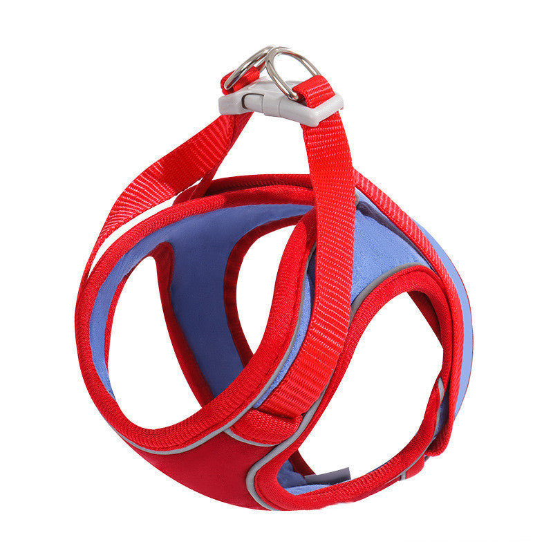 Anti-Escape Reflective Cat Harness Set - Premium Suede with Safety Visibility