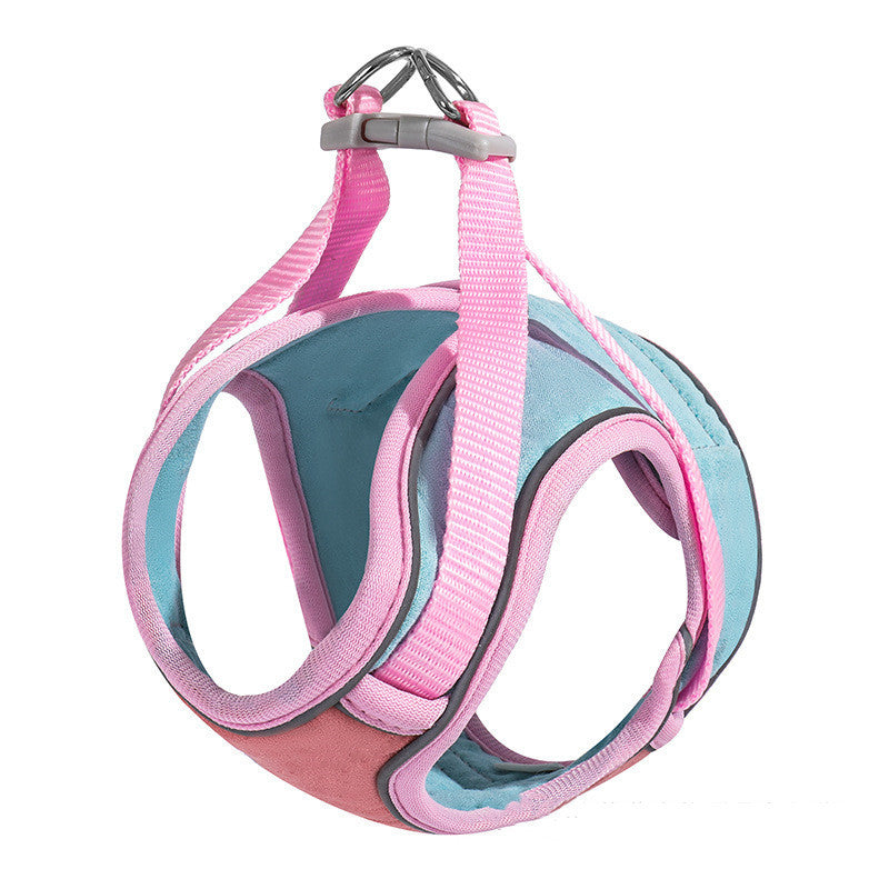Anti-Escape Reflective Cat Harness Set - Premium Suede with Safety Visibility