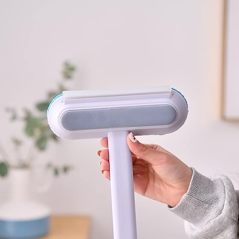 Pet Hair Remover & Lint Brush - 4-in-1 Multifunctional Cleaning Tool for Furniture, Clothes & Windows