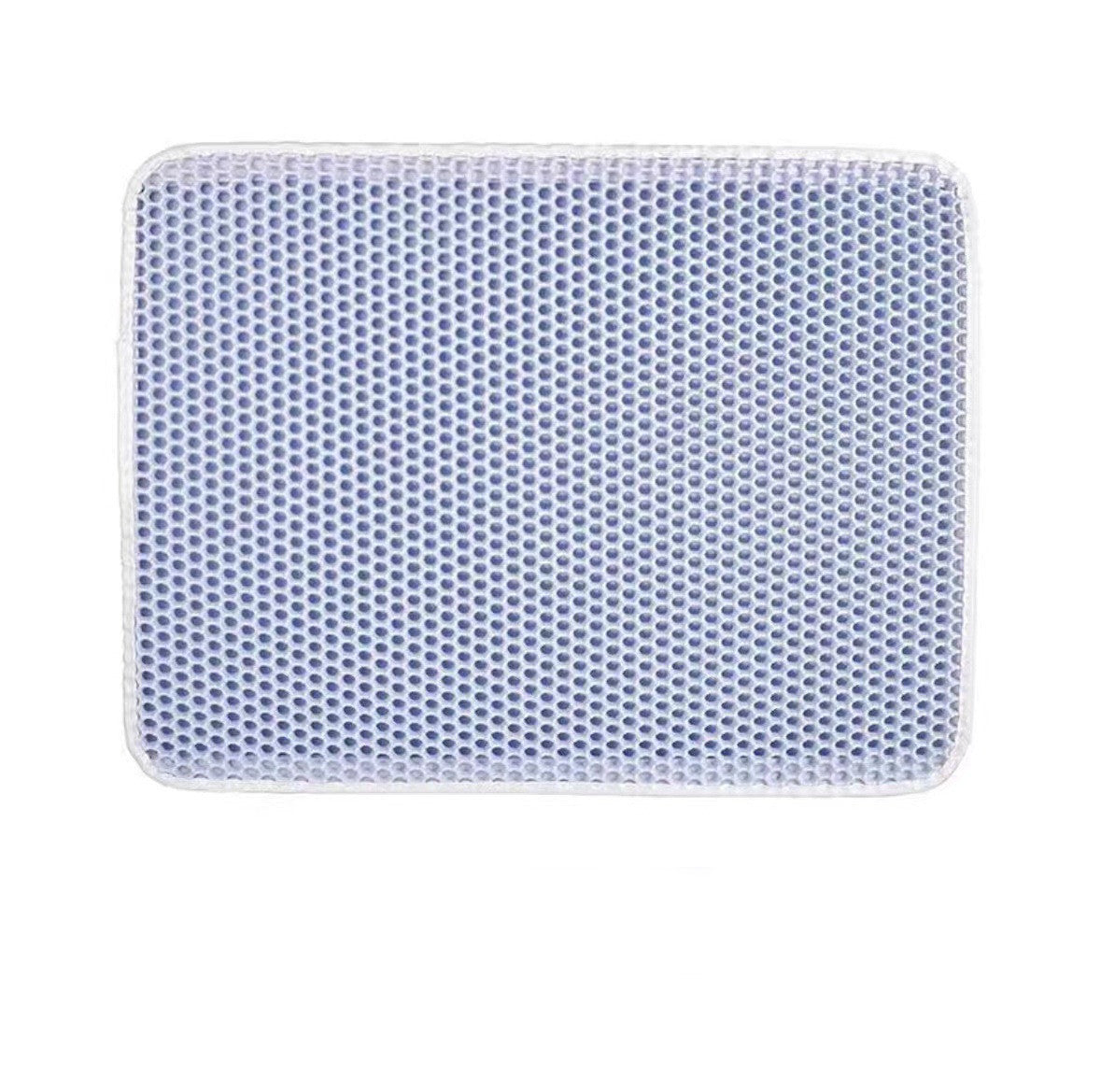 Double Layer Cat Litter Mat - Waterproof Honeycomb Design with Scatter Control and Easy Clean