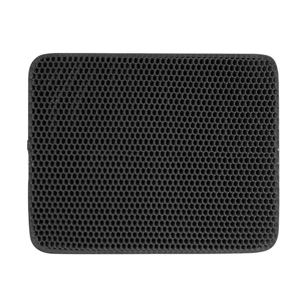 Double Layer Cat Litter Mat - Waterproof Honeycomb Design with Scatter Control and Easy Clean
